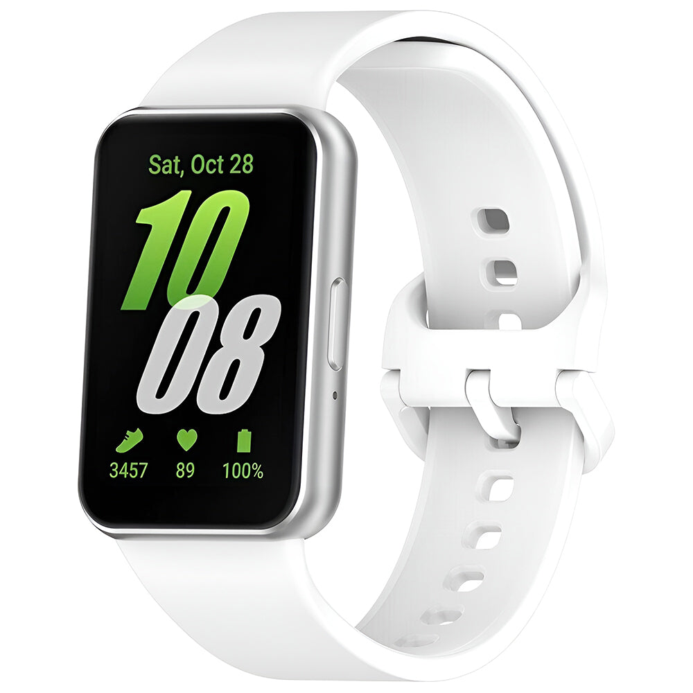 Cinturino Techsuit W086 per Samsung Galaxy Fit3 R39M, Bianco