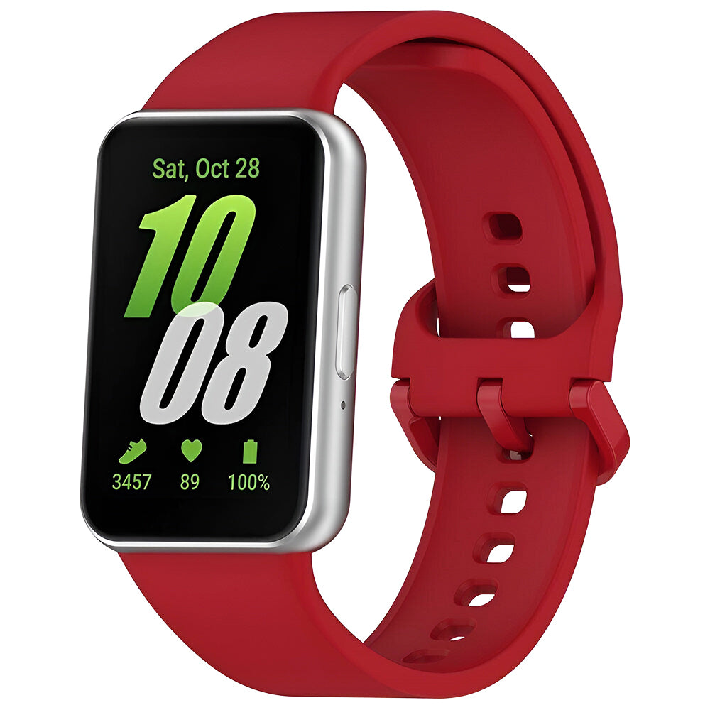 Cinturino Techsuit W086 per Samsung Galaxy Fit3 R39M, Rosso