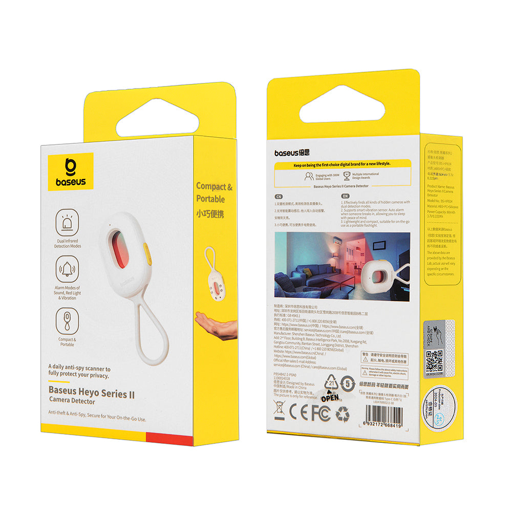Detector Camere Nascoste Baseus Heyo II, Bianco L60476900211-00