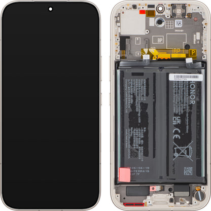 Display con Touchscreen Honor 600, con Cornice e Batteria, Oro (Golden White), Service Pack 0235ATSN