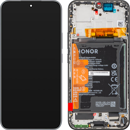 Display con Touchscreen Honor 400, con Cornice e Batteria, Nero (Midnight Black), Service Pack 0235APNM