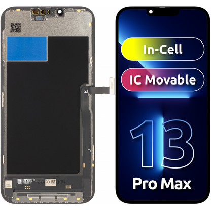 Display touchscreen JK per Apple iPhone 13 Pro Max, con cornice, versione In-Cell LCD, nero 