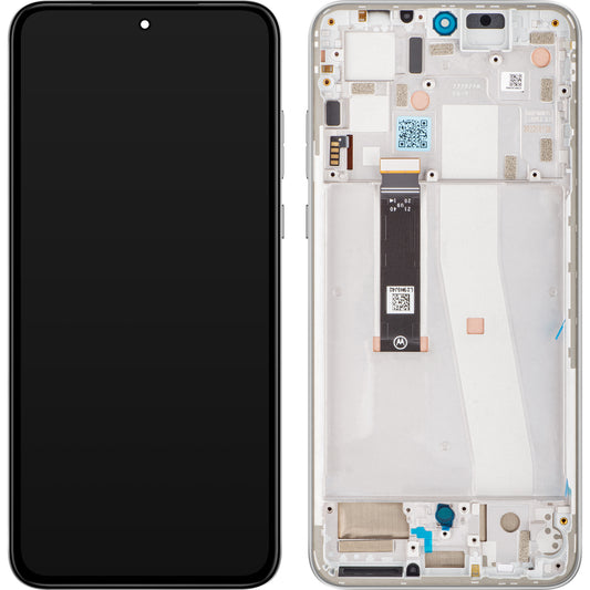 Display touchscreen Motorola Edge 30 Neo, con cornice, argento (Ice Palace), Service Pack 5D68C21404