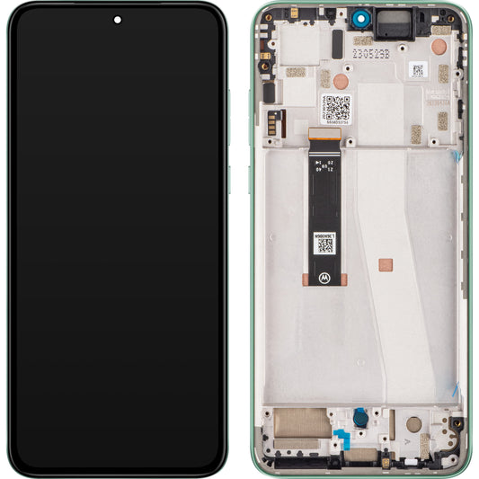 Display touchscreen Motorola Edge 30 Neo, con cornice, verde (Aqua Foam), Service Pack 5D68C21406