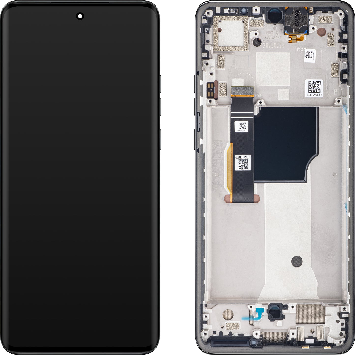 Display con Touchscreen Motorola Edge 40 Neo, con Cornice, Versione L3, Nero, Swap 5D68C23158
