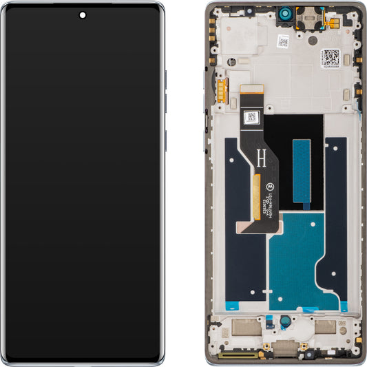 Display touchscreen Motorola Edge 50 Fusion, con cornice, Forest Blue, Service Pack 5D68C24361