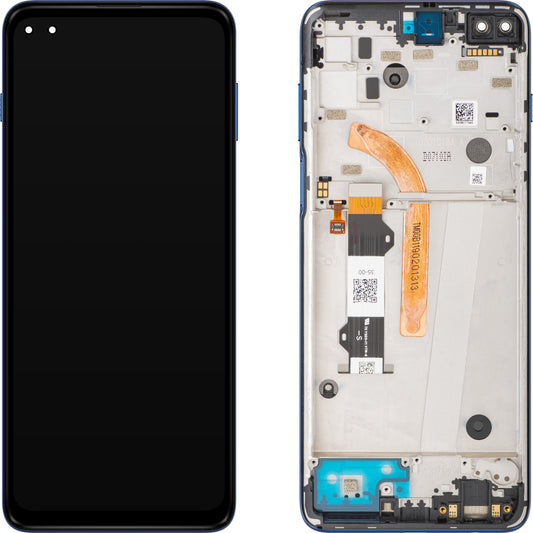 Motorola Moto G 5G Plus Display touchscreen, con cornice, Azury Blue, Service Pack 5D68C17494