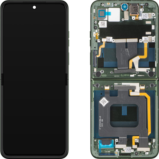 Display con Touchscreen Motorola Razr 70 Plus, con Cornice, Sotto Inner, Verde (Pantone Mountain View) Service Pack 5D68C32313