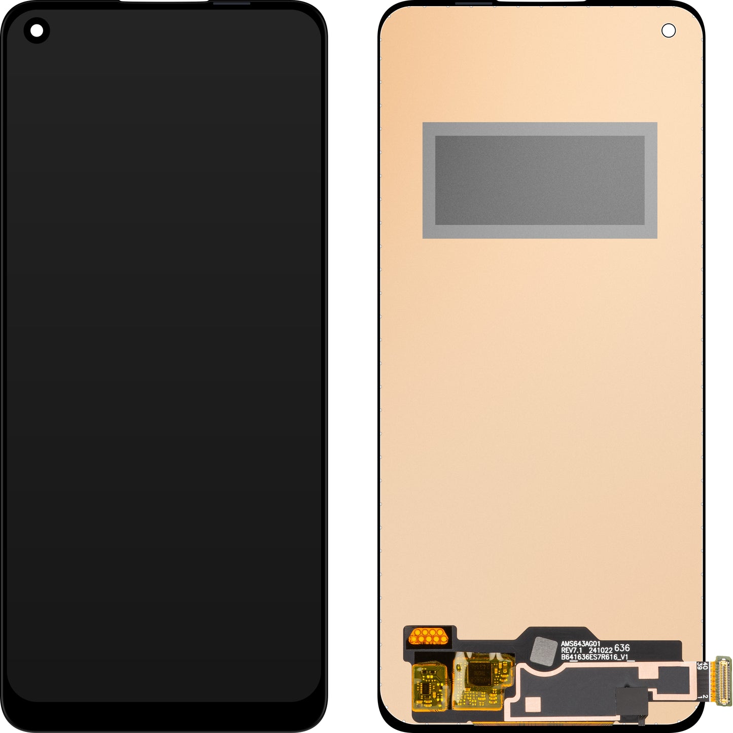Display con Touchscreen MP compatibile con Oppo Reno8 4G