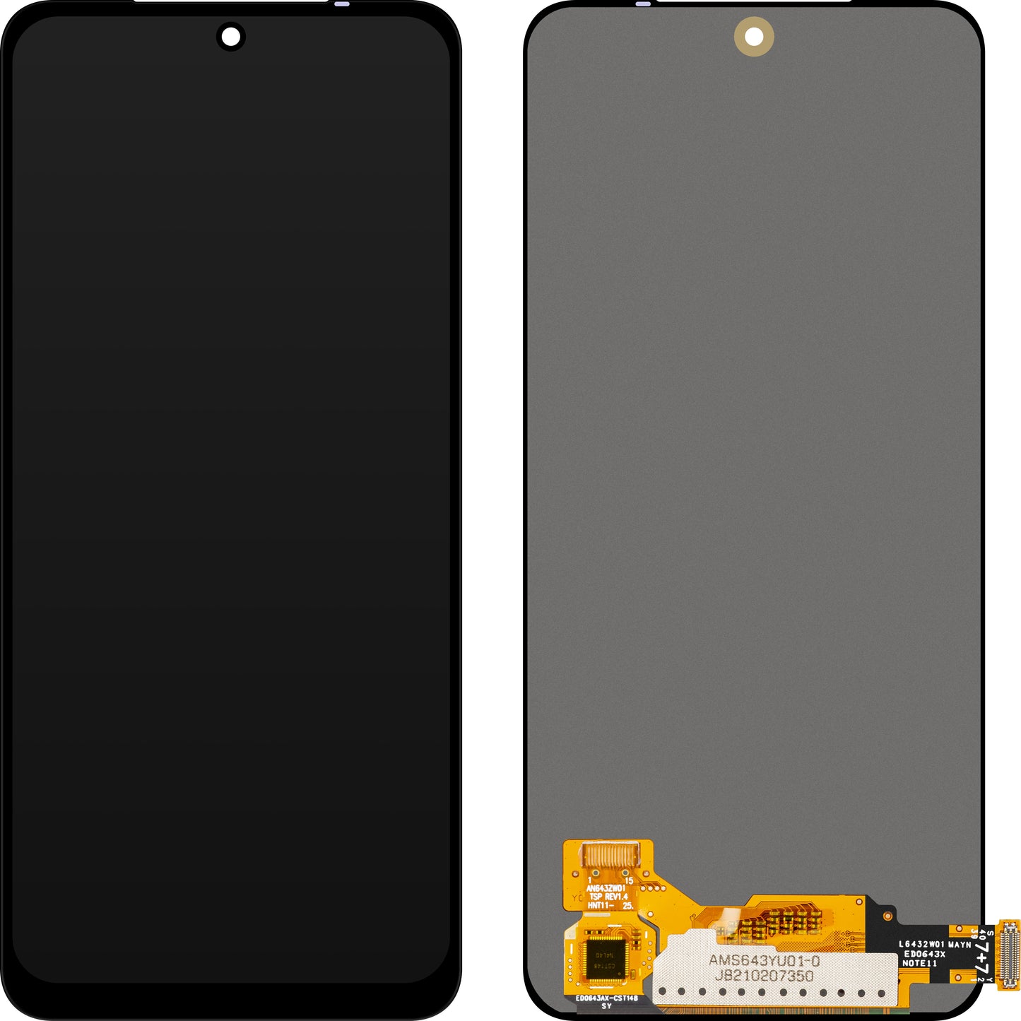 Display con Touchscreen MP compatibile con Xiaomi Poco M4 Pro / Redmi Note 11 / Note 11S / Note 12S, Versione OLED