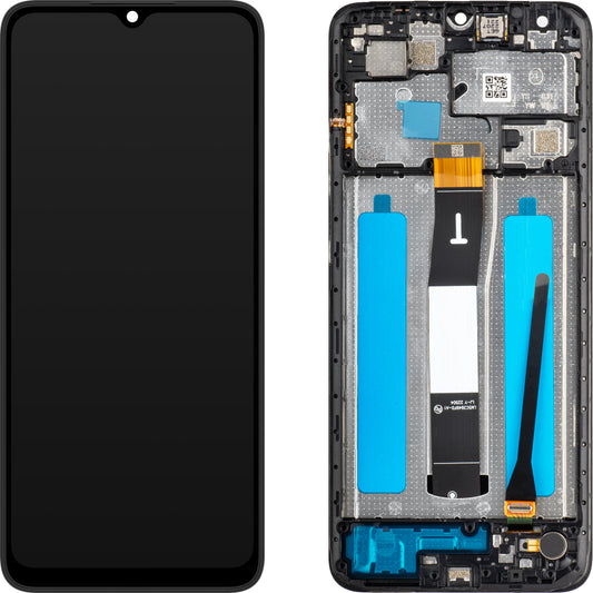 Display con Touchscreen MP compatibile con Xiaomi Redmi 12C, con Cornice, Nero, Swap