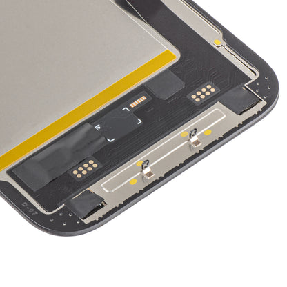 Display con Touchscreen MP compatibile con Apple iPhone 15, con Cornice, Versione Soft OLED FHD IC Movable, Nero