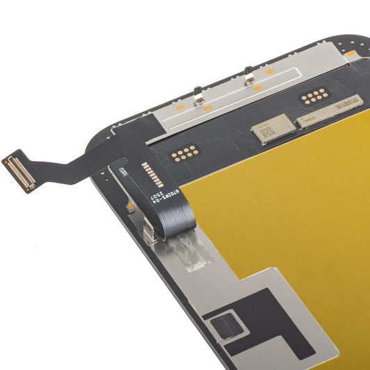 Display con Touchscreen MP compatibile con Apple iPhone 14 Plus, con Cornice, Versione Soft OLED FHD IC Movable, Nero