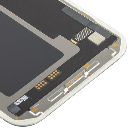 Display con Touchscreen MP compatibile con Apple iPhone 17 Pro Max, con Cornice, Versione Soft OLED FHD IC Movable, Nero