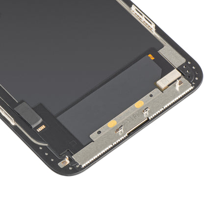 Display con Touchscreen MP compatibile con Apple iPhone 11 Pro Max, con Cornice, Versione OLED FHD IC Movable, Nero