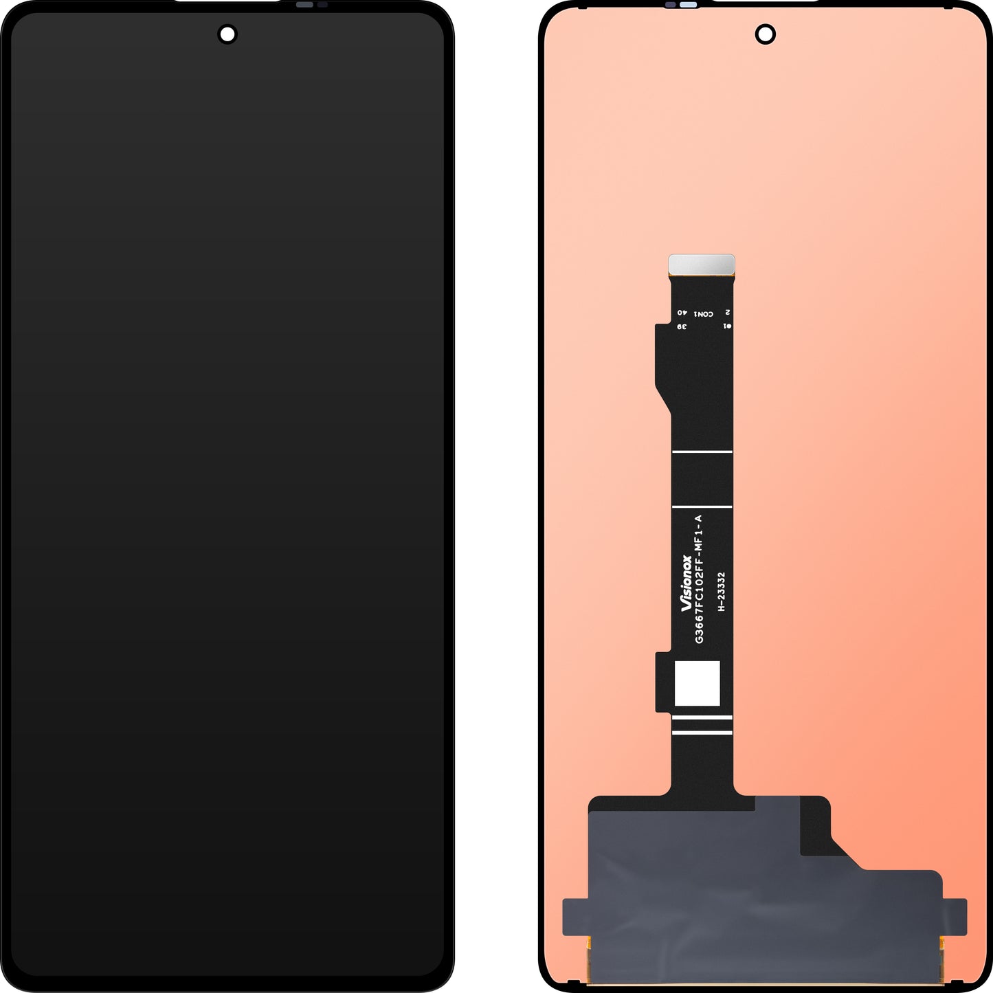 Display con Touchscreen MP compatibile con Xiaomi Poco X5 Pro / Redmi Note 12 Pro 5G / Note 12 Pro+, Versione OLED