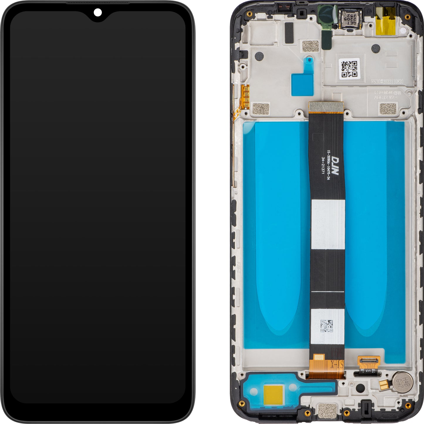 Display con Touchscreen MP compatibile con Xiaomi Redmi 9C NFC / 9C / 9A, con Cornice, Nero