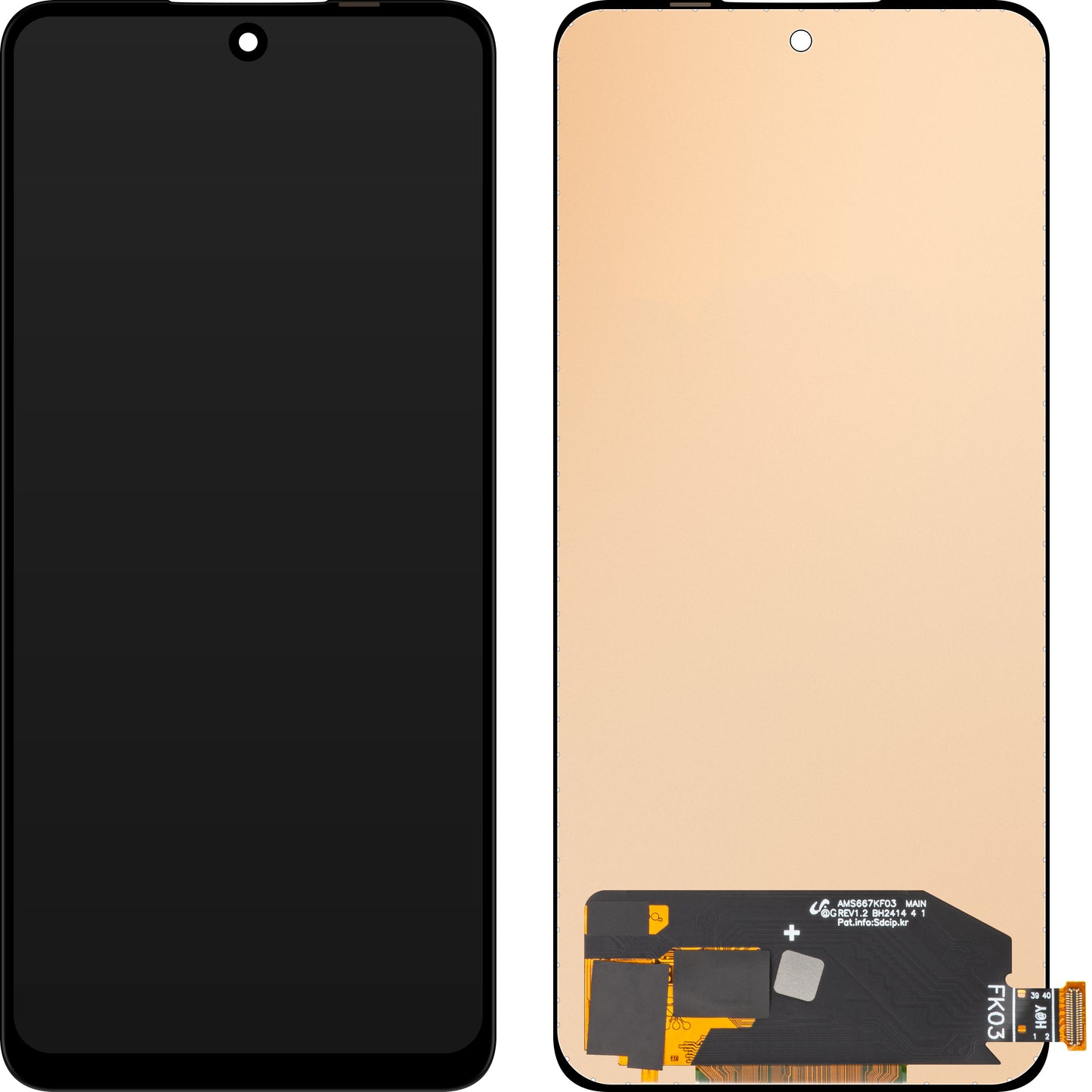 Display con Touchscreen MP compatibile con Oppo Reno12 F
