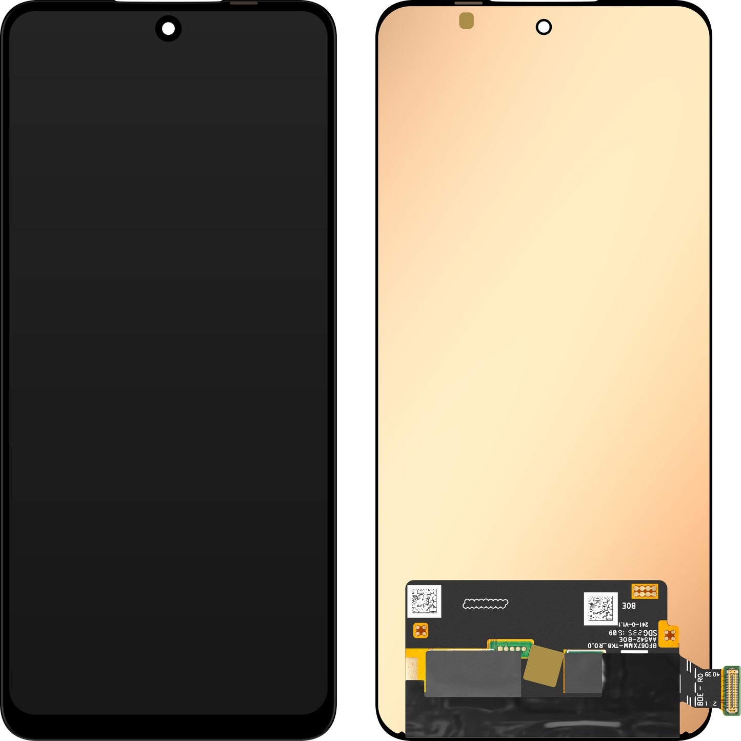 Display con Touchscreen MP compatibile con Oppo F25 Pro / F27 Pro+ / K12 / Reno11 F, Versione OLED