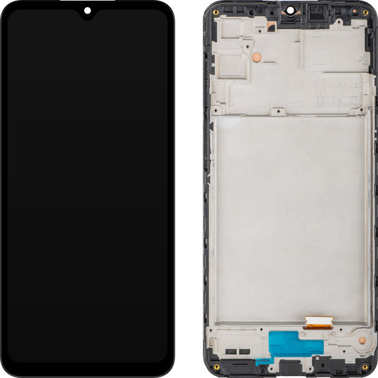 Display con Touchscreen MP compatibile con Samsung Galaxy A16 4G A165, con Cornice, Nero