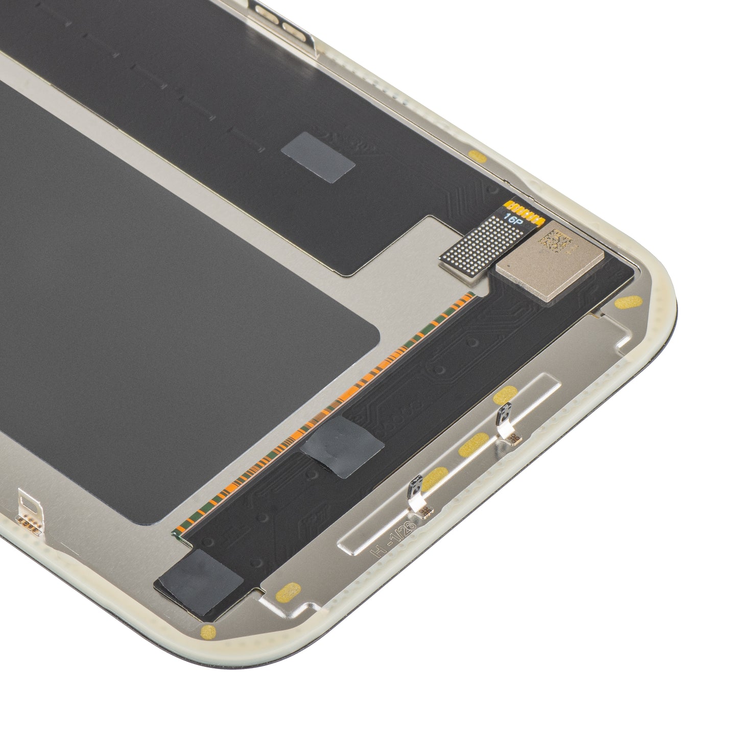 MP Touchscreen Display compatible with Apple iPhone 17 Pro Max, with Frame, OLED FHD IC Movable Version, Black