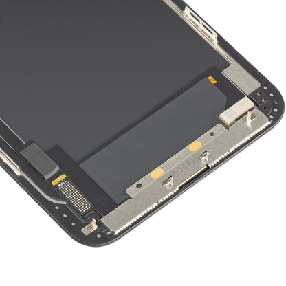 Display con Touchscreen MP compatibile con Apple iPhone 11 Pro Max, con Cornice, Versione OLED FHD IC Movable, Nero