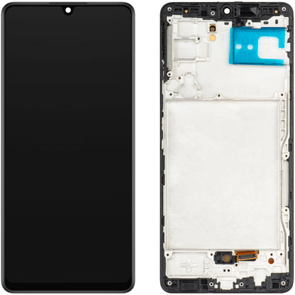 Display touchscreen MP compatibile con Samsung Galaxy A42 5G A426, con cornice, versione OLED, nero 