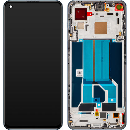 Display con Touchscreen OnePlus Nord 2 5G, con Cornice, Blu (Blue Haze), Service Pack 4907924