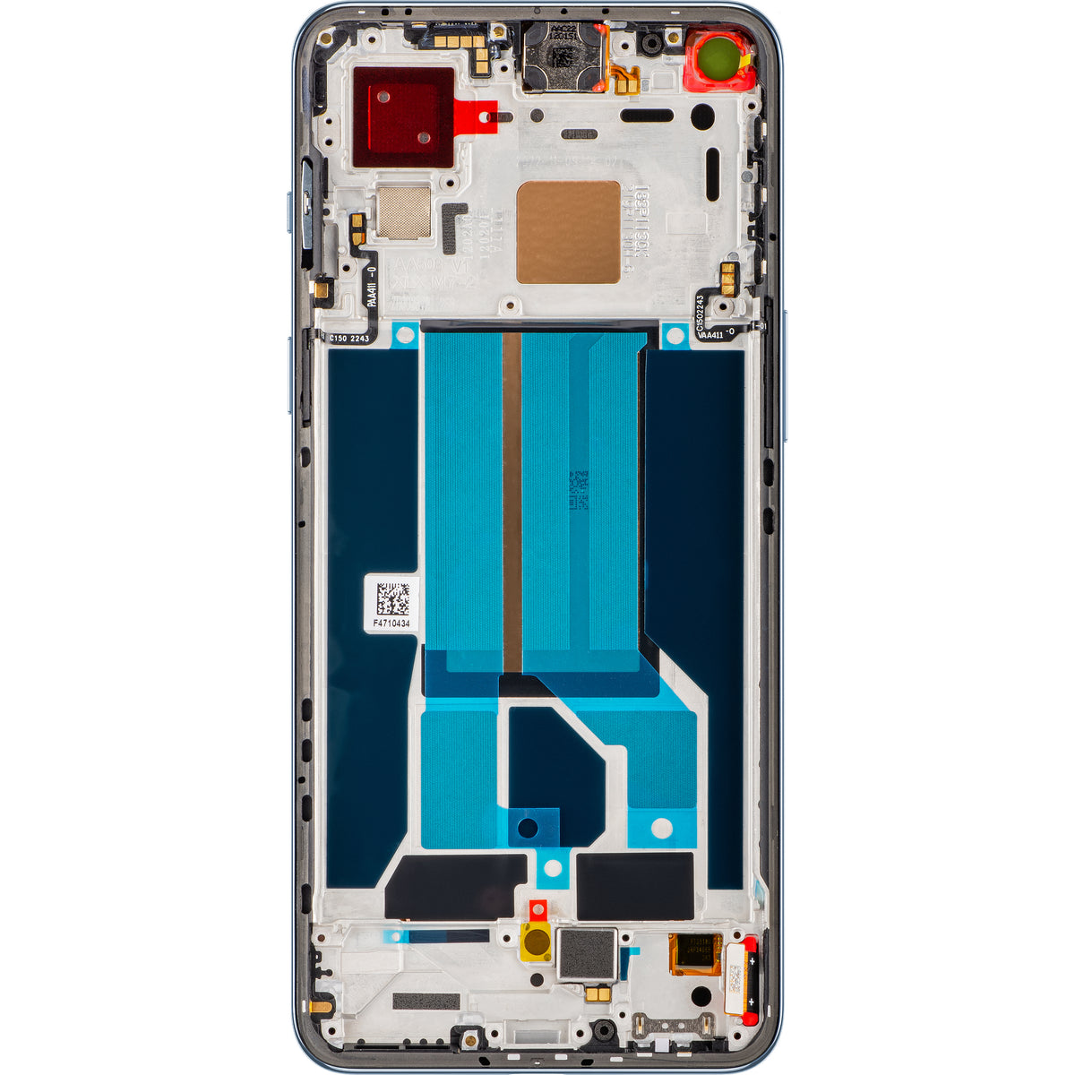 Display con Touchscreen OnePlus Nord 2 5G, con Cornice, Blu (Blue Haze), Service Pack 4907924