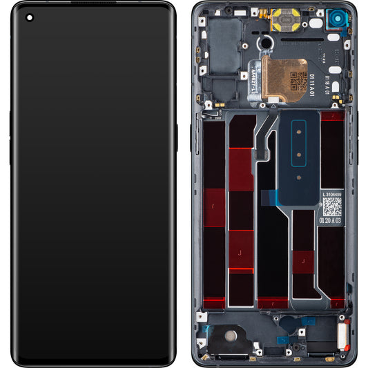 Display con Touchscreen Oppo Reno4 Pro 5G, con Cornice, Nero (Space Black), Service Pack 4904736