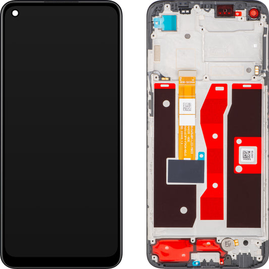 Display con Touchscreen Oppo A54, con Cornice, Nero (Crystal Black), Service Pack 4907222