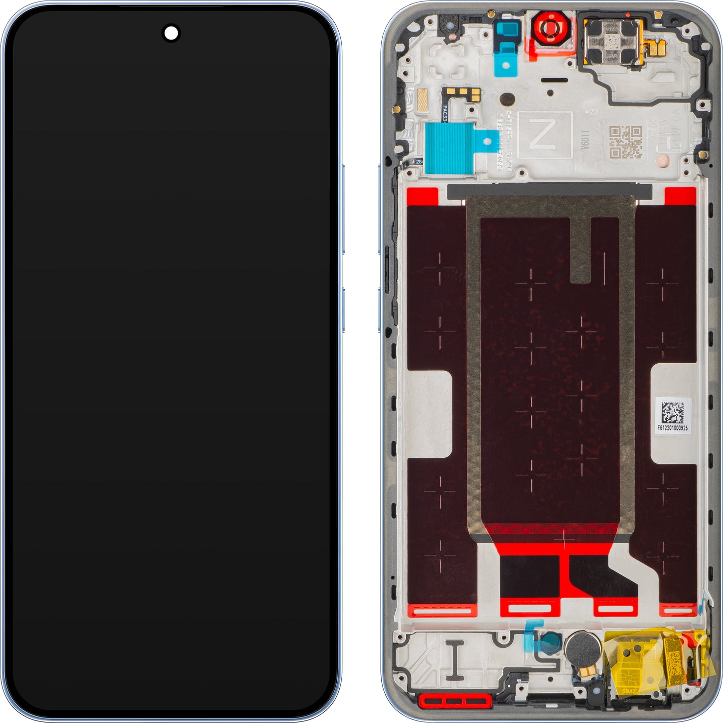 Display con Touchscreen Oppo Reno15 F, con Cornice, Blu (Aurora Blue), Service Pack 621029000798