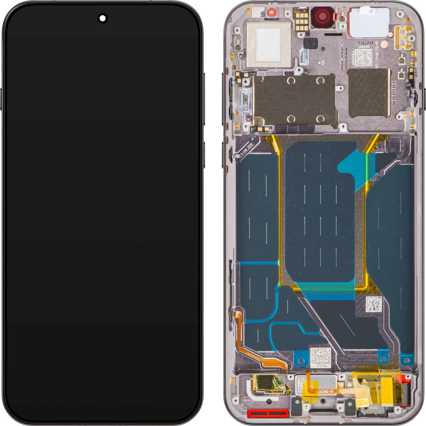 Display con Touchscreen Oppo Find X9 Pro, con Cornice, Grigio (Titanium Charcoal), Service Pack 621029000720