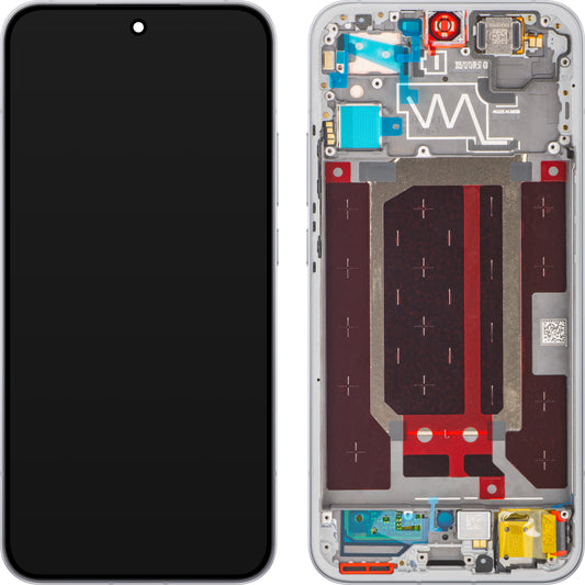 Display con Touchscreen Oppo Reno15, con Cornice, Bianco (Aurora White), Service Pack 621029000786