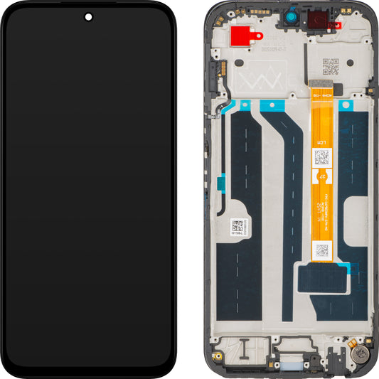 Display con Touchscreen Oppo A6x / A6t, con Cornice, Nero, Service Pack 621029000752