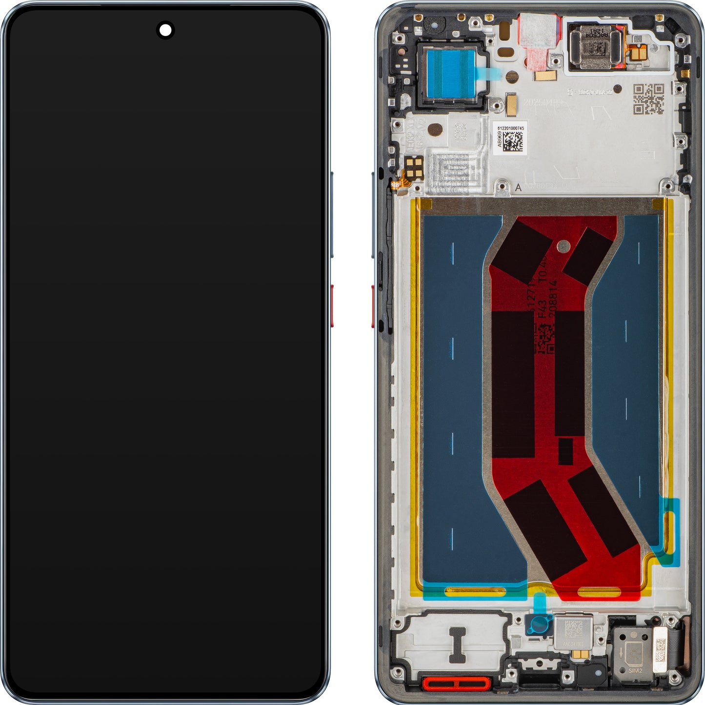 Display con Touchscreen Realme GT 7T, con Cornice, Blu (IceSense Blue), Service Pack 621029000575