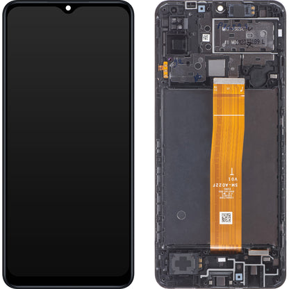 Display con Touchscreen Samsung Galaxy M12 M127, con Cornice, Nero, Swap GH82-25042A