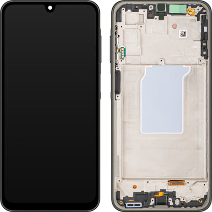 Display con Touchscreen Samsung Galaxy A26 A266, con Cornice, Nero, Service Pack GH82-37049A