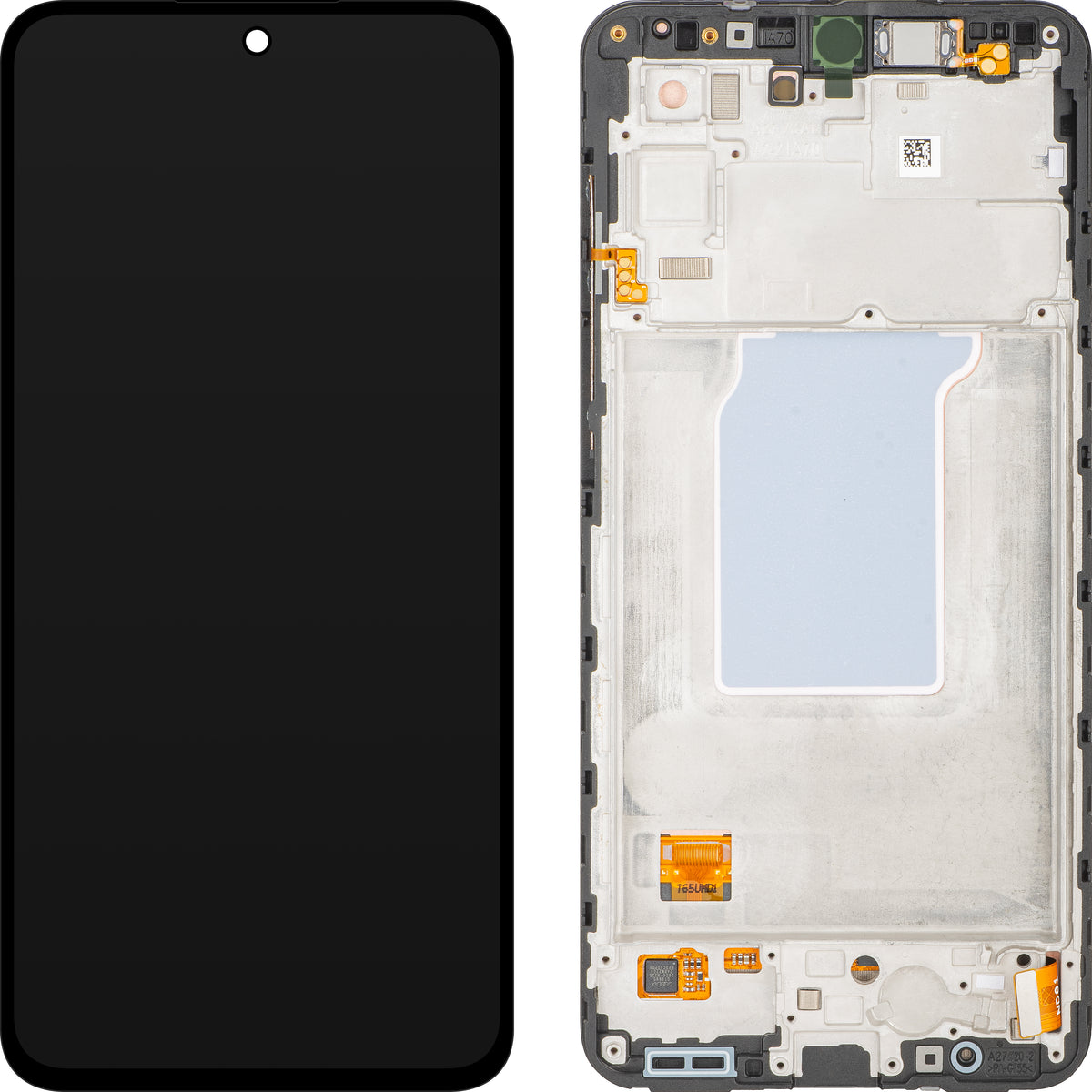 Display con Touchscreen Samsung Galaxy A27 5G, con Cornice, Nero, Service Pack GH82-39944A