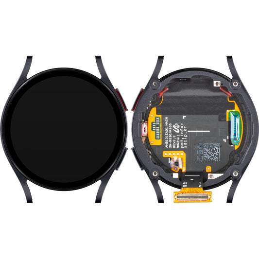 Display con Touchscreen Samsung Galaxy Watch6 40mm, con Cornice, Versione LTE, Grigio, Service Pack GH97-28836A
