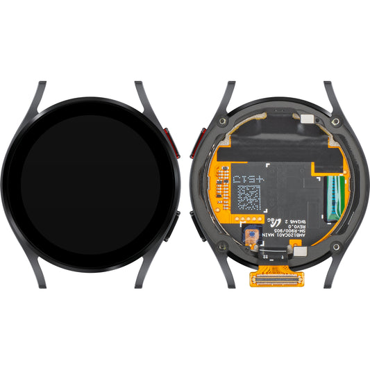 Display con Touchscreen Samsung Galaxy Watch FE, con Cornice, Versione BT, Nero, Service Pack GH97-30050A