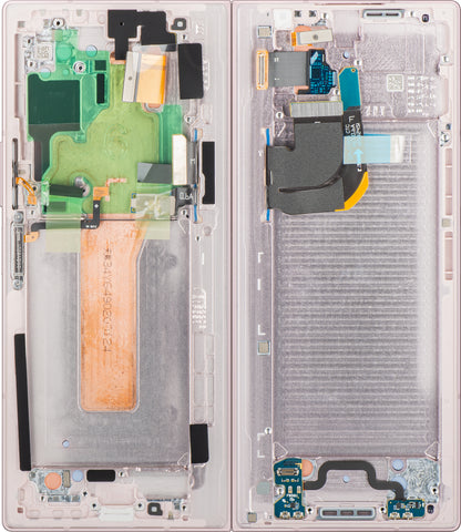 Display con Touchscreen Samsung Galaxy Z Fold6 F956, con Cornice, Sub Inner, Rosa, Service Pack GH82-35042B