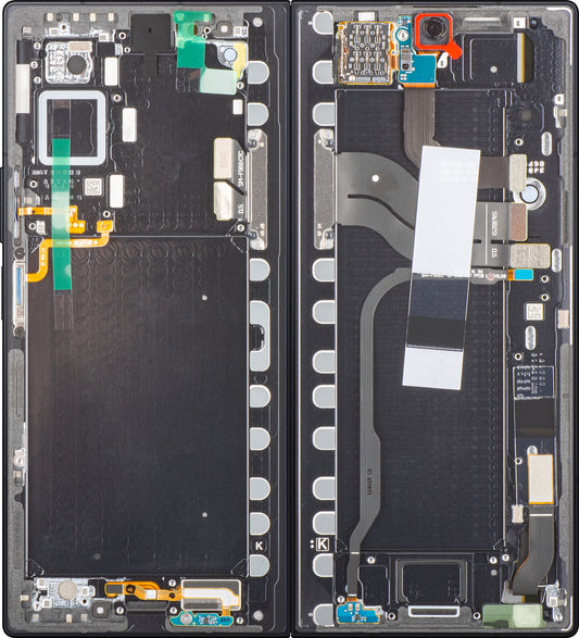 Display con Touchscreen Samsung Galaxy Z Fold7 F966, con Cornice, Sub Inner, Nero (Jet Black), Service Pack GH82-37548C