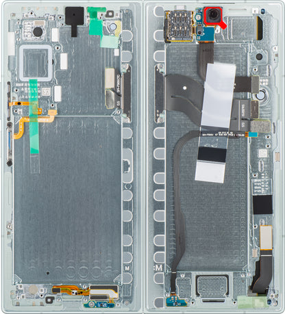 Display con Touchscreen Samsung Galaxy Z Fold7 F966, con Cornice, Sub Inner, Verde (Menta), Service Pack GH82-37548D