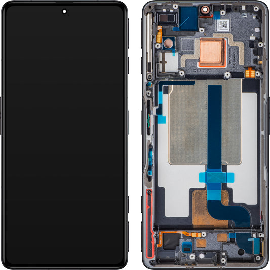 Display con Touchscreen Xiaomi Poco F4 GT, con Cornice, Nero (Stealth Black), Service Pack 5600090L1000