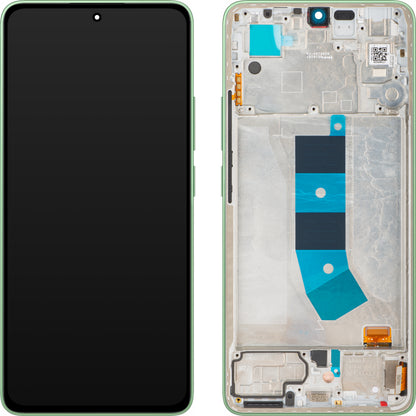 Display con Touchscreen Xiaomi Redmi Note 13 4G, con Cornice, Verde (Mint Green), Service Pack 56000300N700