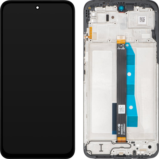 Display con Touchscreen Xiaomi Poco M7 4G / Redmi 15 4G, con Cornice, Versione Europa, Nero, Service Pack 560001O19AP00