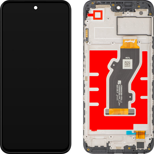 Display con Touchscreen ZTE Blade V70 Design, con Cornice, Nero, Service Pack 80800520973