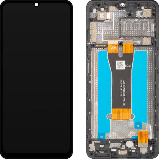 Display con Touchscreen ZTE Blade A56 / Blade A36, con Cornice, Nero, Service Pack 80800522766
