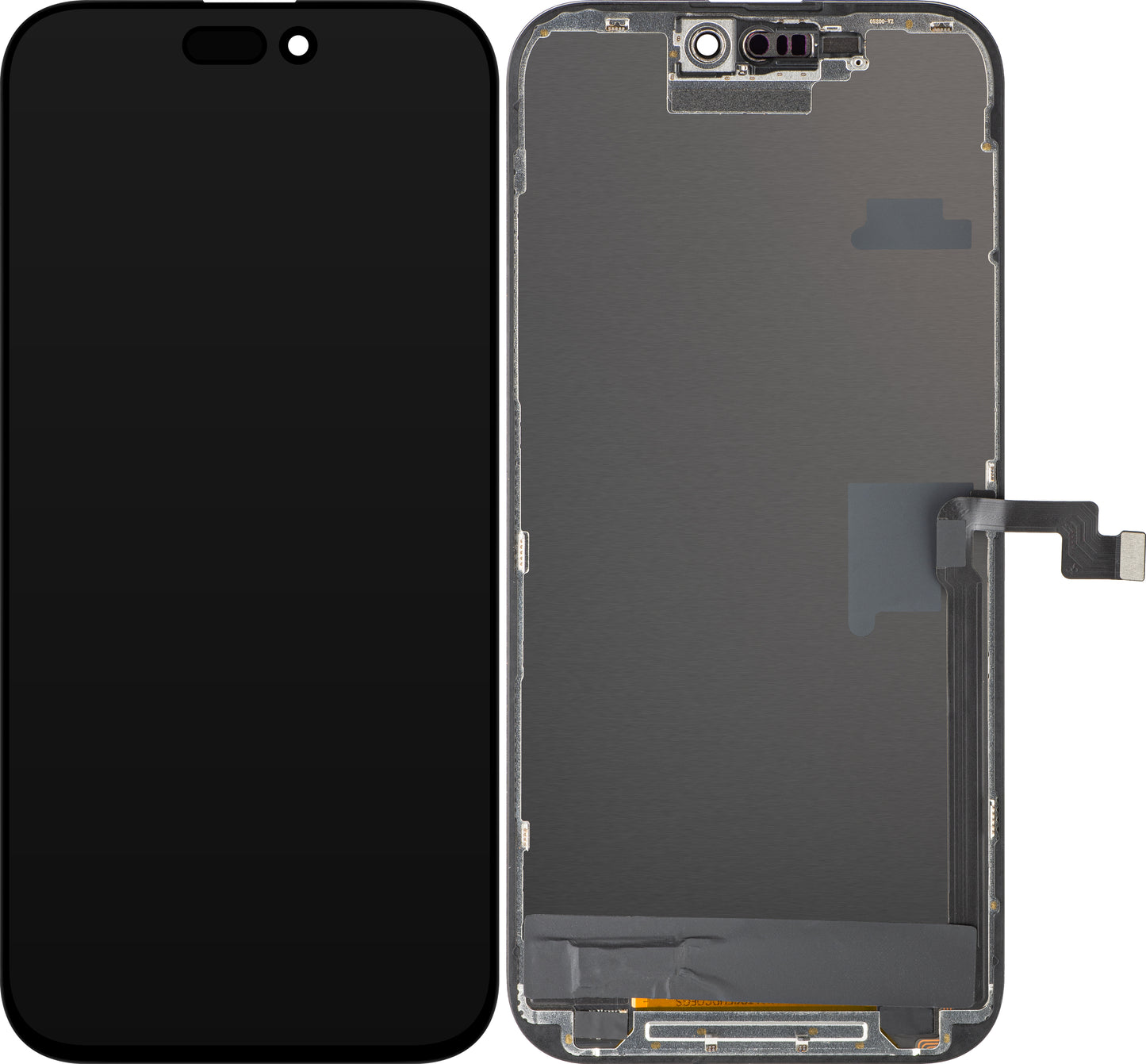 Display con Touchscreen ZY per Apple iPhone 16 Pro Max, con Cornice, Versione LCD In-Cell IC Movable, Nero